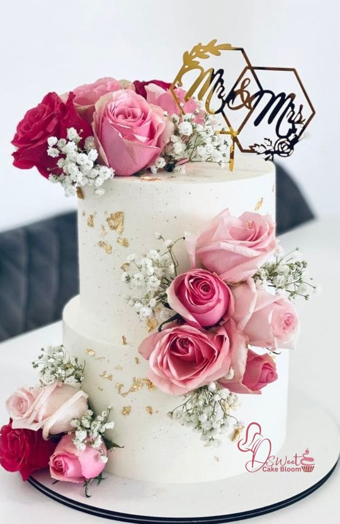 Stylish Wedding Cake