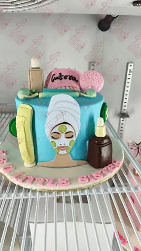 Spa Themed Birthday Cake Islamabad