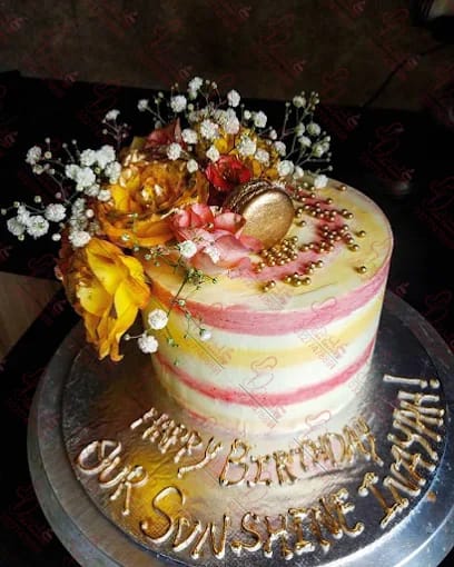 Pastel Striped Birthday Cake Islamabad