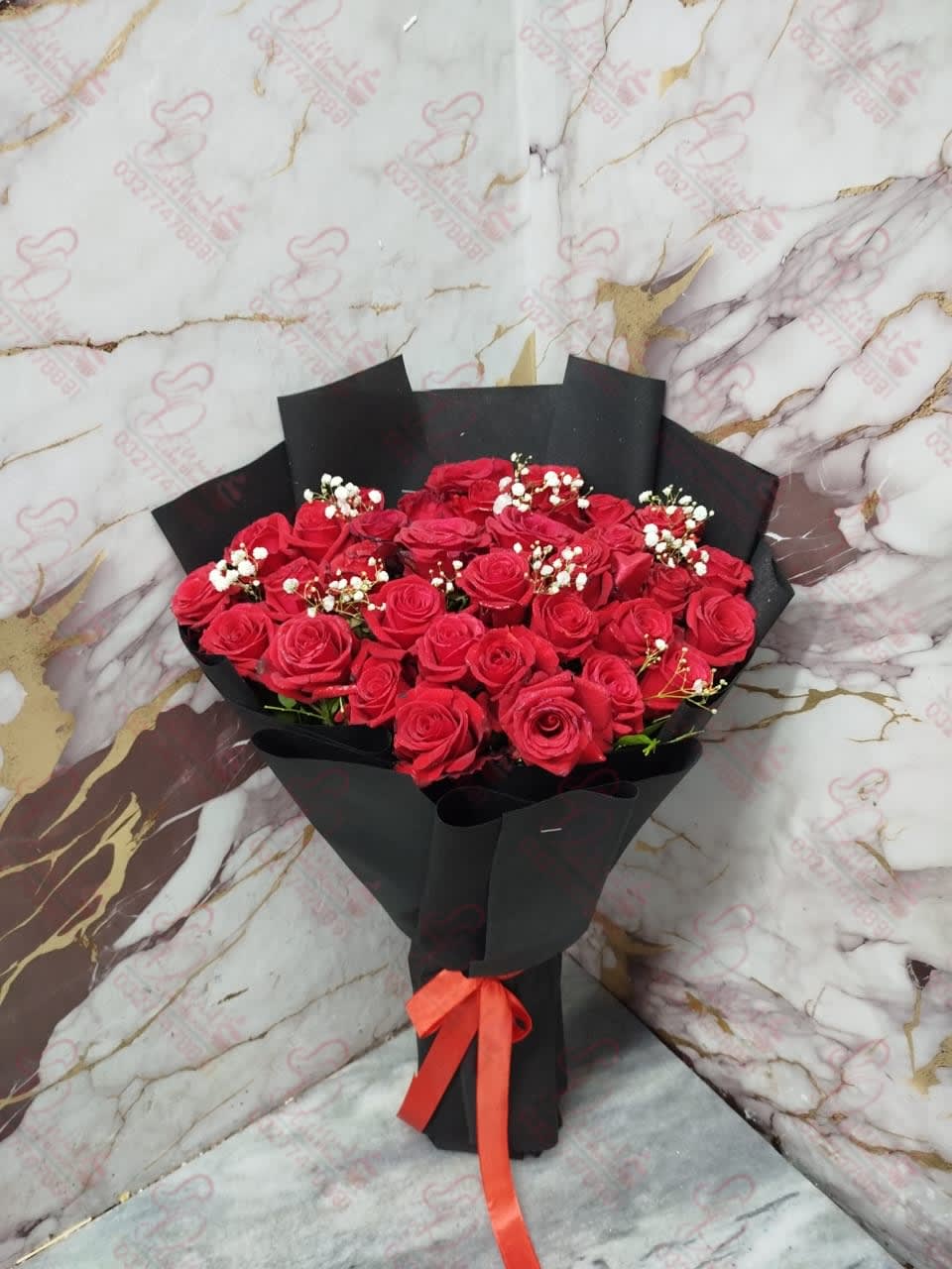 Farewell Travel Theme Flowers Bouquet Cake Faisalabad