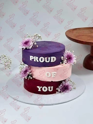 Three Tier Congratulations Birthday Cake Rawalpindi