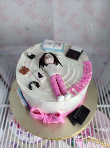 Lazy Girl Theme Birthday Cake Rawalpindi