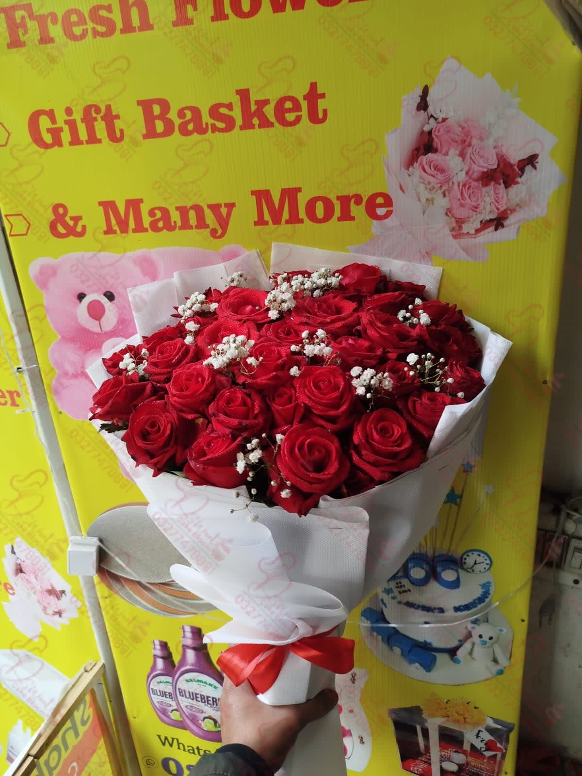 Two Tier Flowers Bouquet Rawalpindi