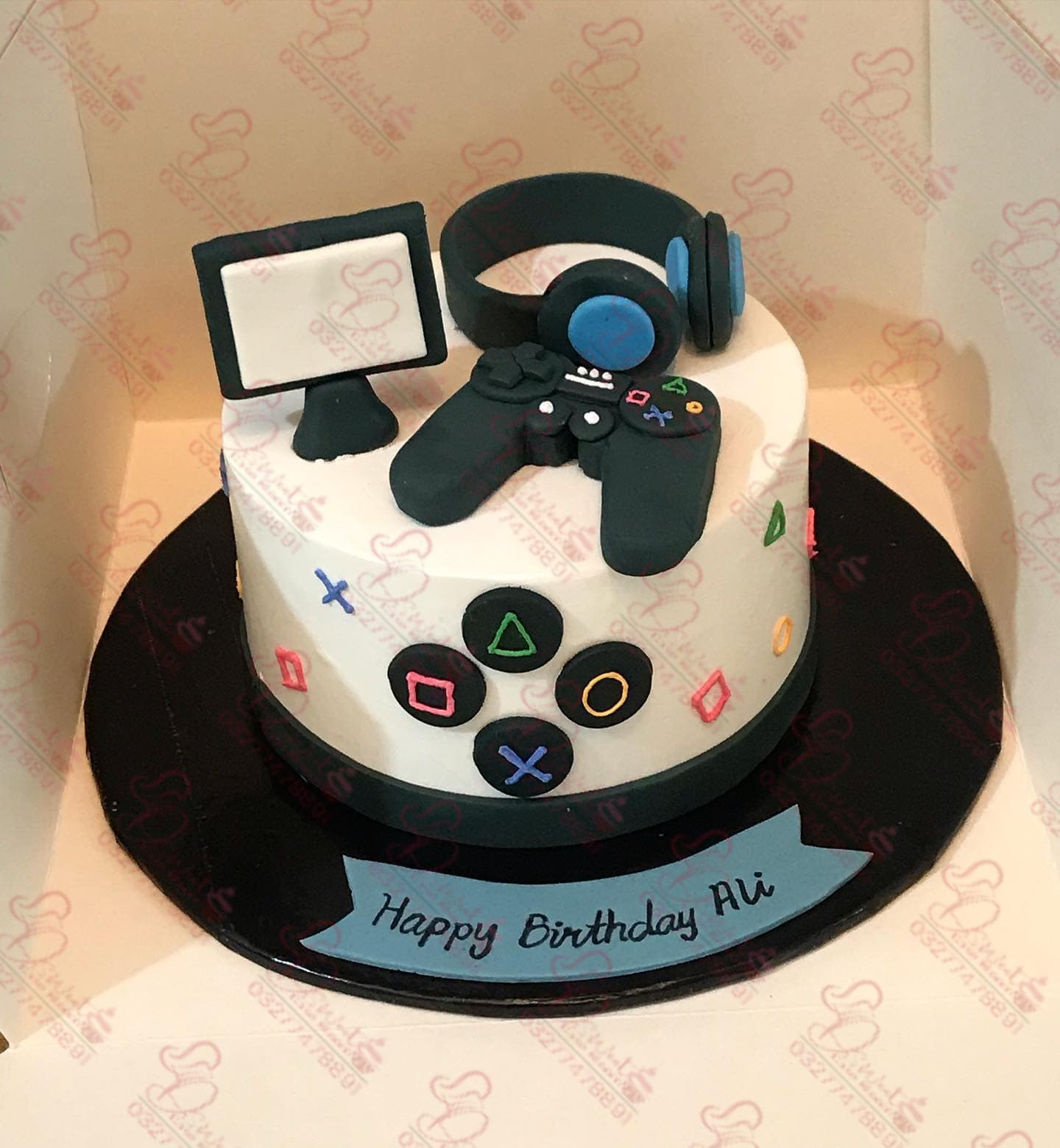PlayStation Gaming Birthday Cake Rawalpindi