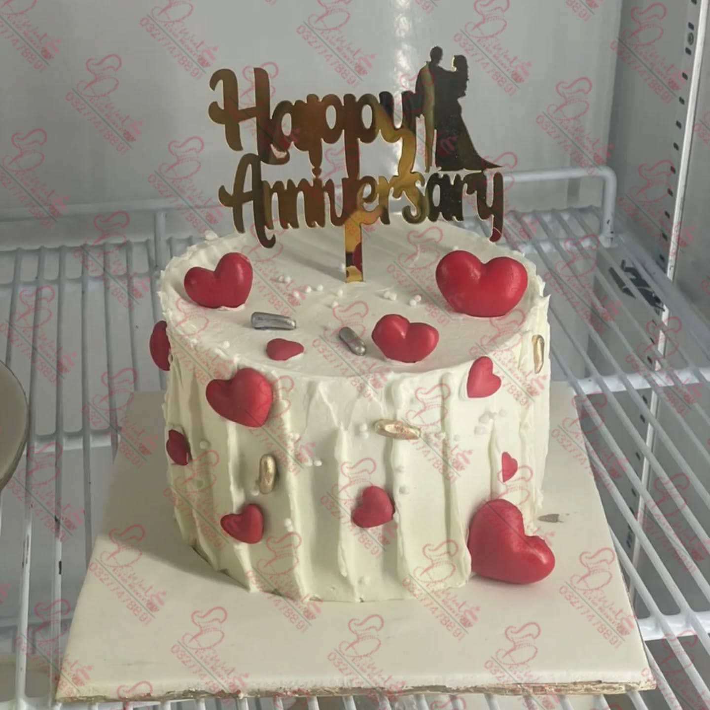 Heart-Shaped Wife Birthday Cake Rawalpindi