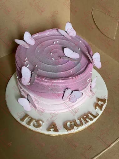 Butterfly Themed Eid Mubarak Cake Rawalpindi