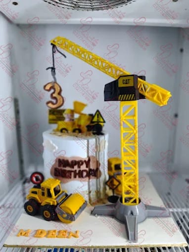 Construction Site Birthday Cake Faisalabad