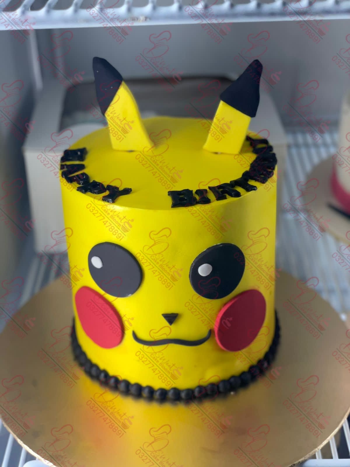 Pikachu Goodbye Cake Islamabad