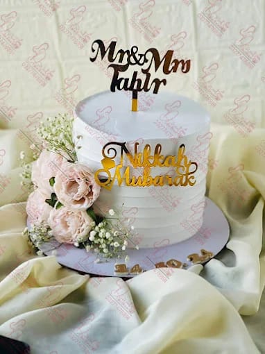 Two Tier Engagement Cake Islamabad