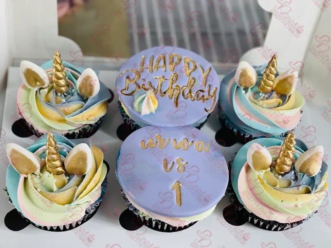 Unicorn Themed Birthday Cupcakes Islamabad