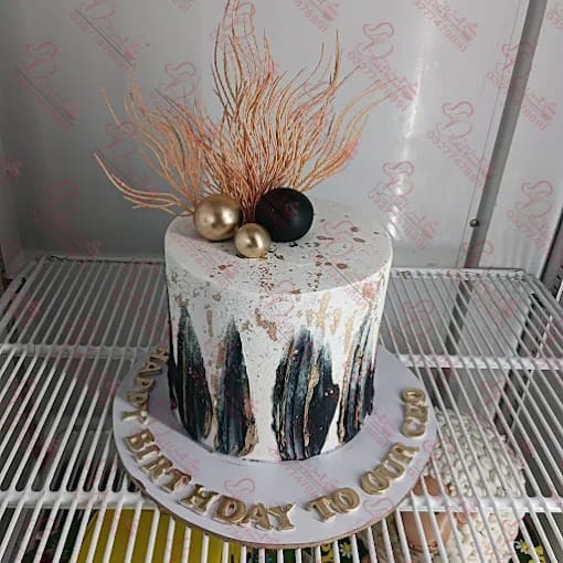 Black Gold Eid Cake Rawalpindi