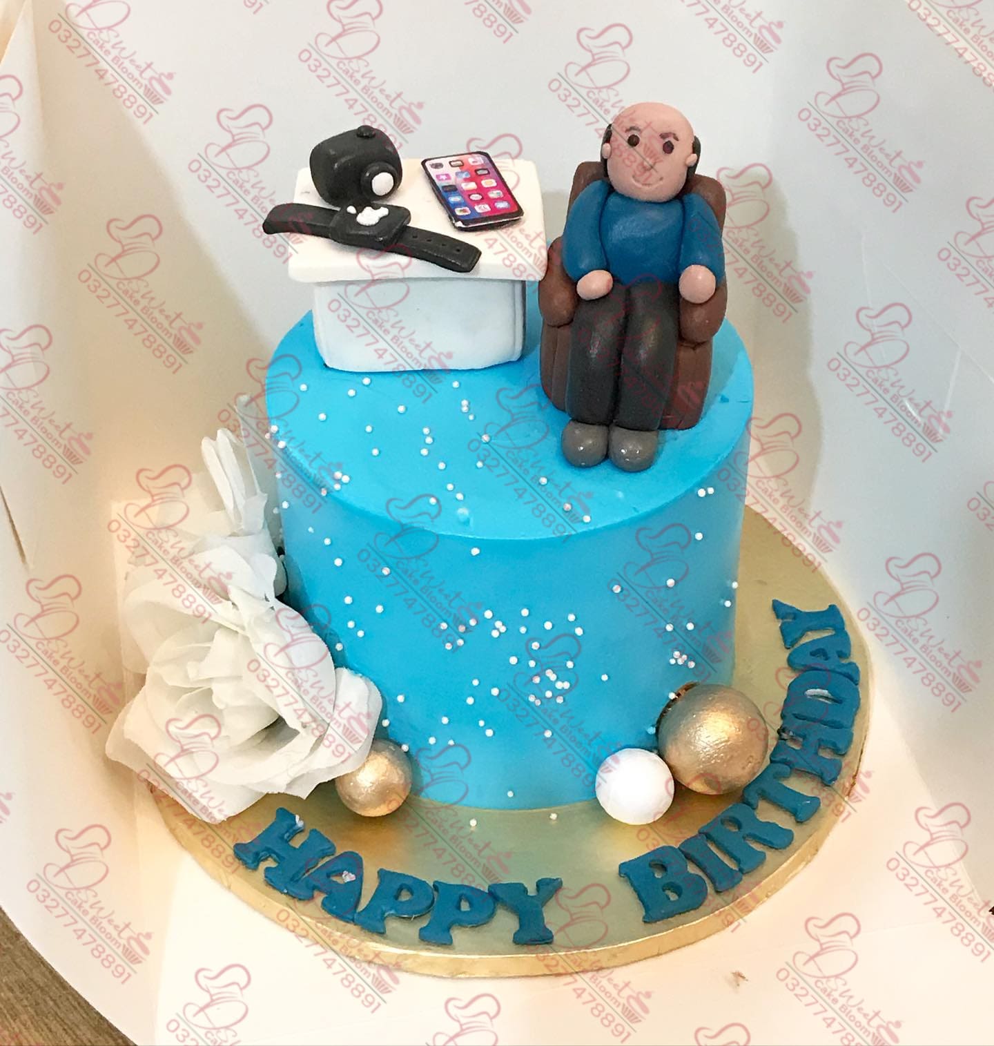 Father and Grandfather Theme Cake Islamabad