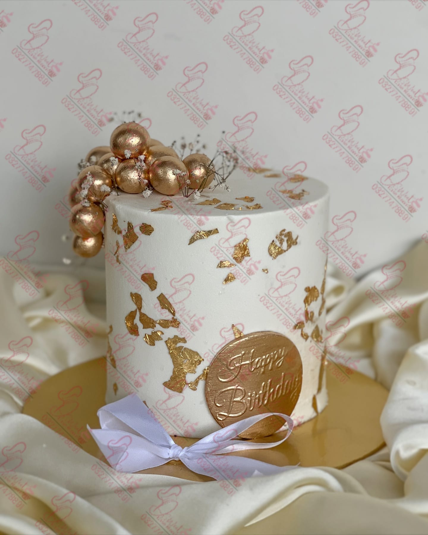 White Gold Eid Cake Rawalpindi