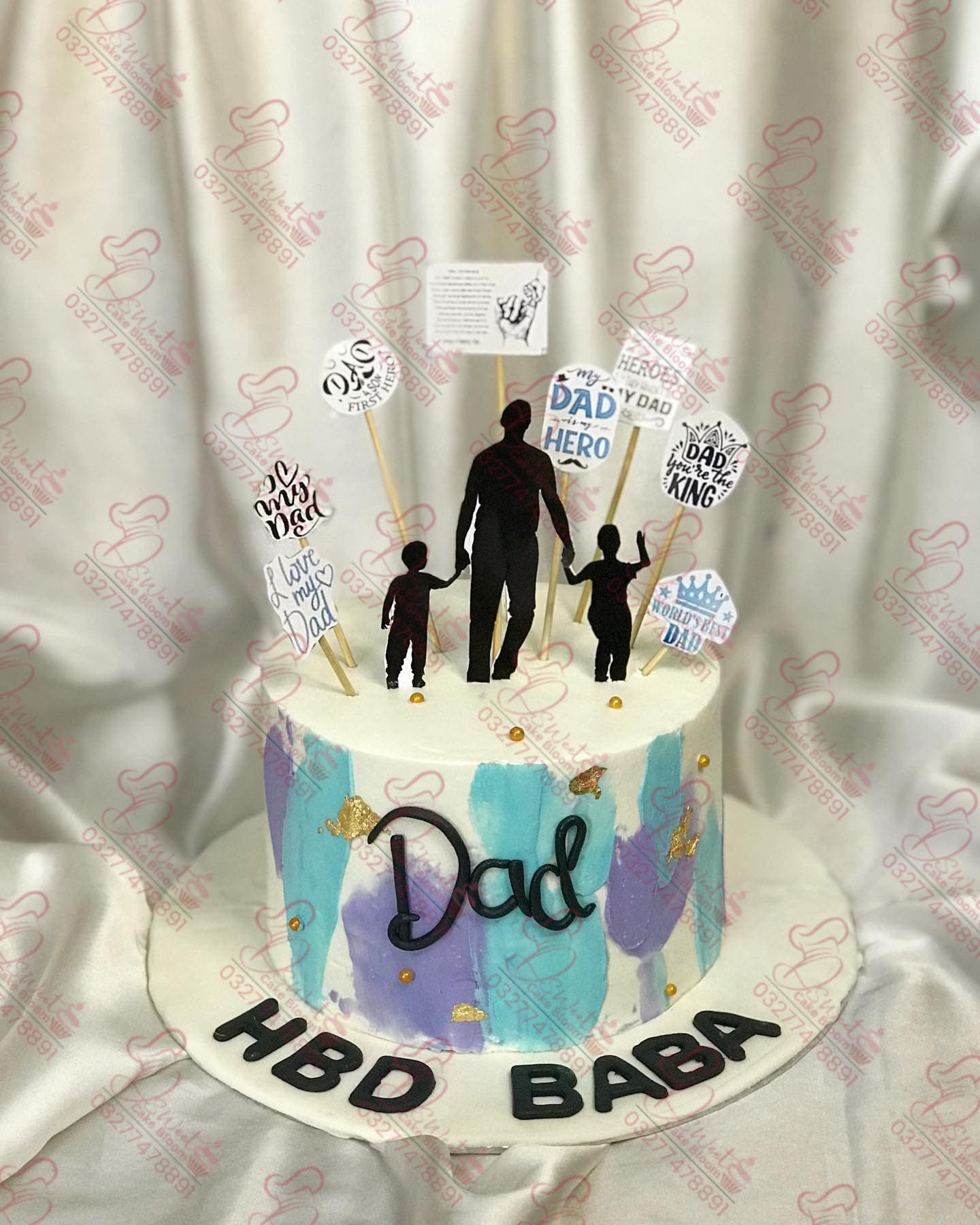 Dad Theme Birthday Cake Islamabad