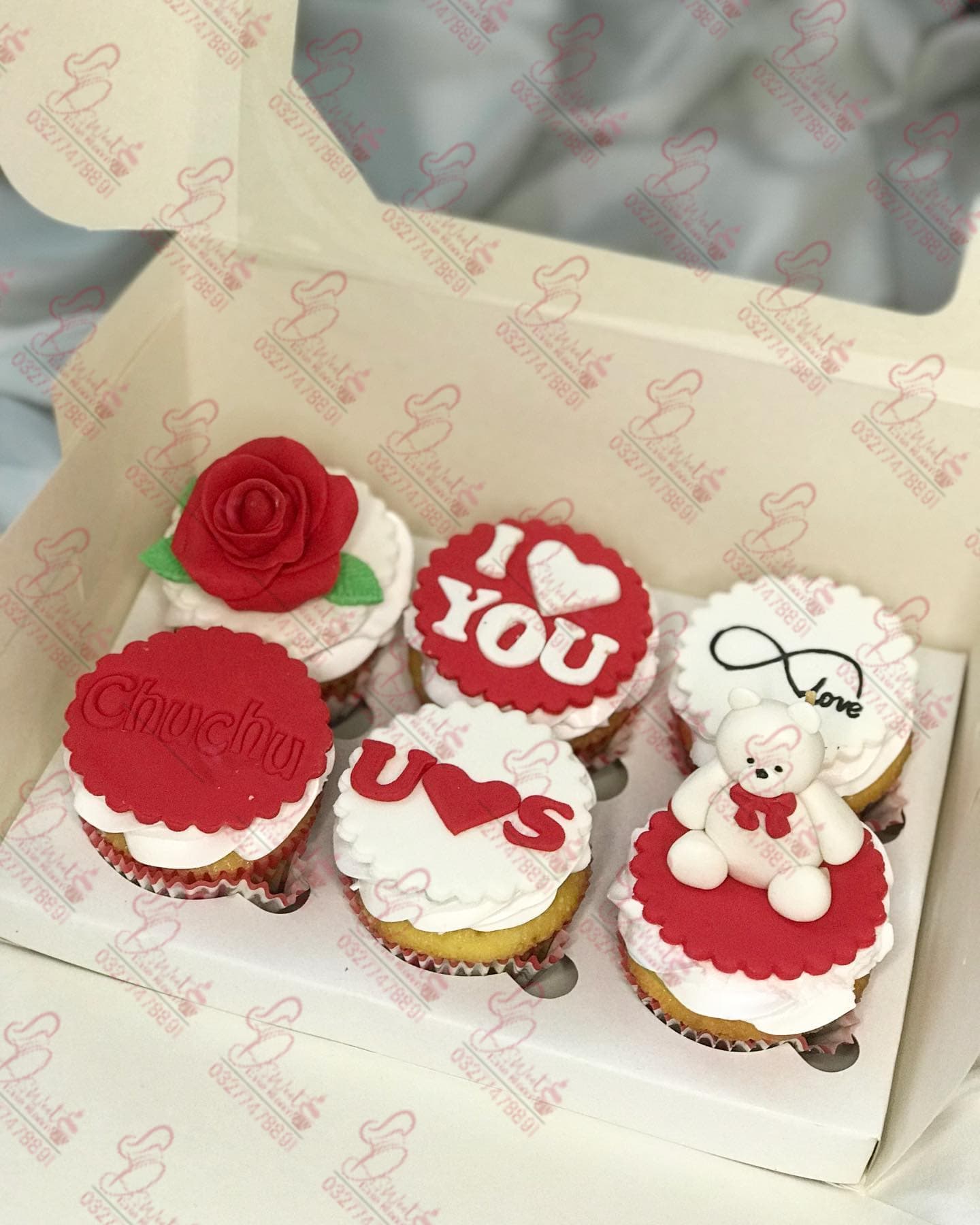 Valentines Day Cupcake Box Islamabad