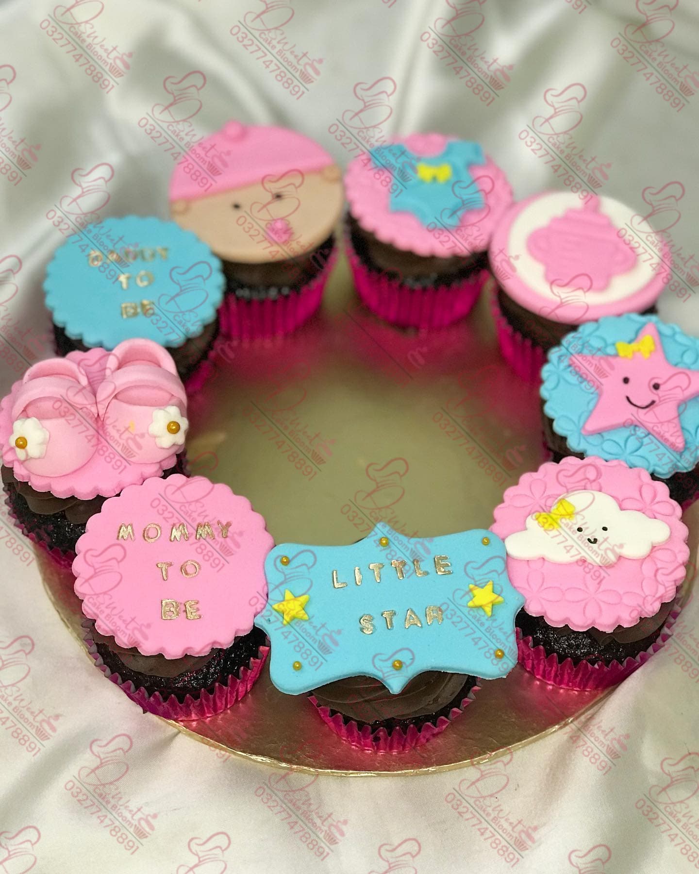 Baby Shower Cupcakes Set Islamabad