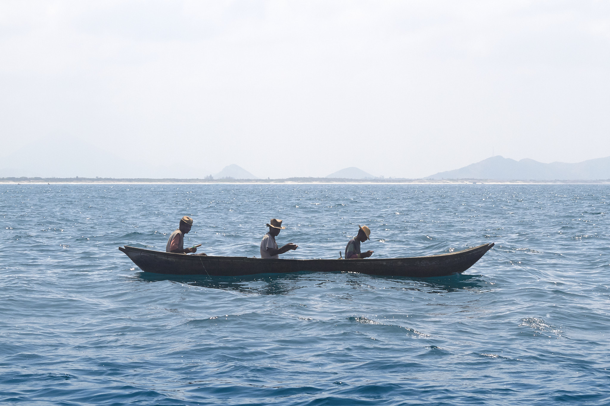 Line-Fishing in Pirogue, Fort Dauphin