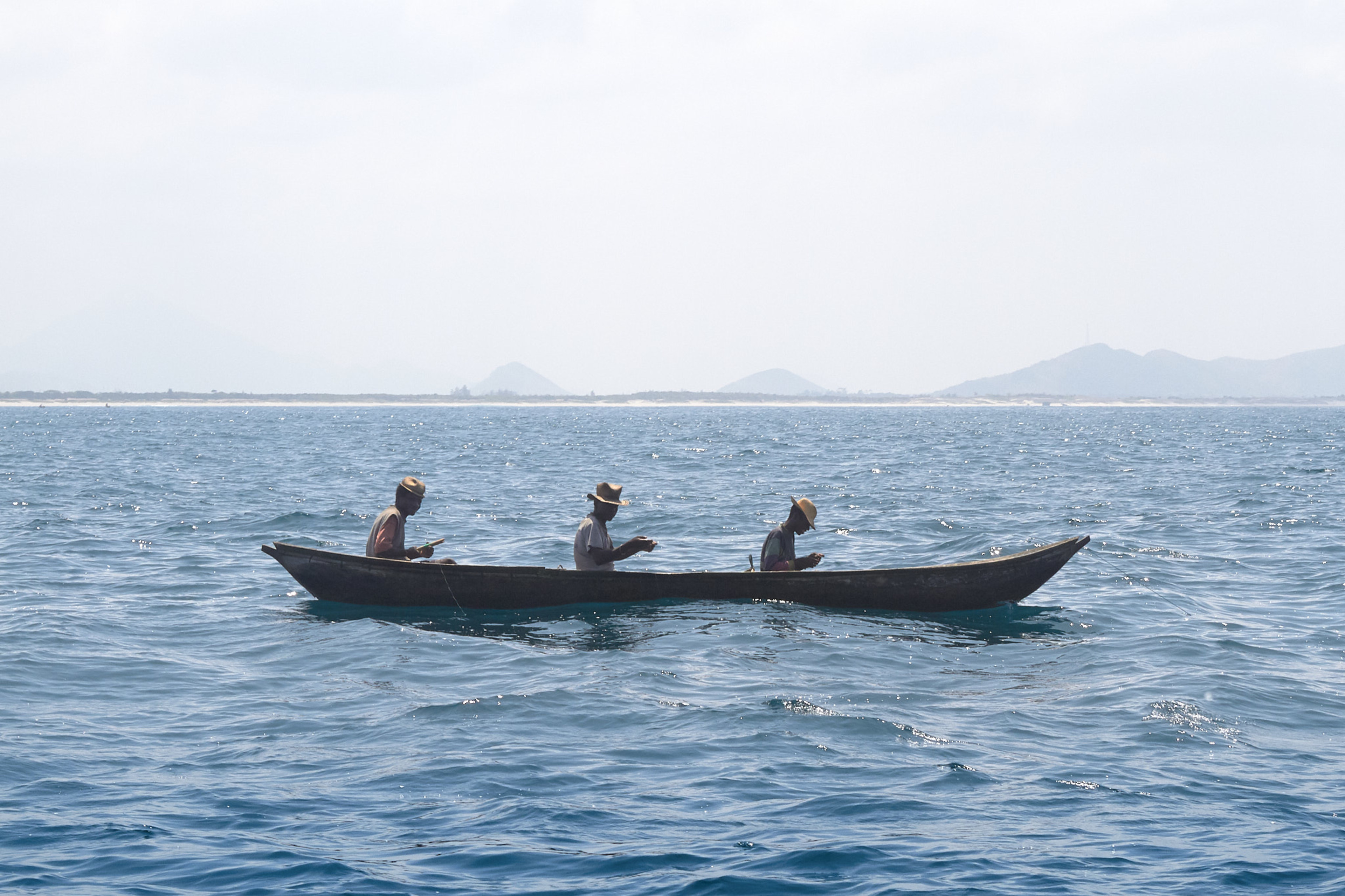 Line-Fishing in Pirogue, Fort Dauphin