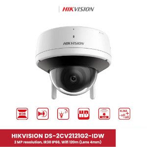 Hikvision DS-2CV2121G2-IDW 2MP Wi-Fi Mini Dome Camera, photo 1 of 3