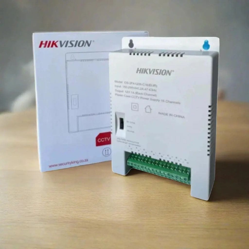 Hikvision 8-Channel CCTV Power Supply Box (12V 10A), photo 2 of 3