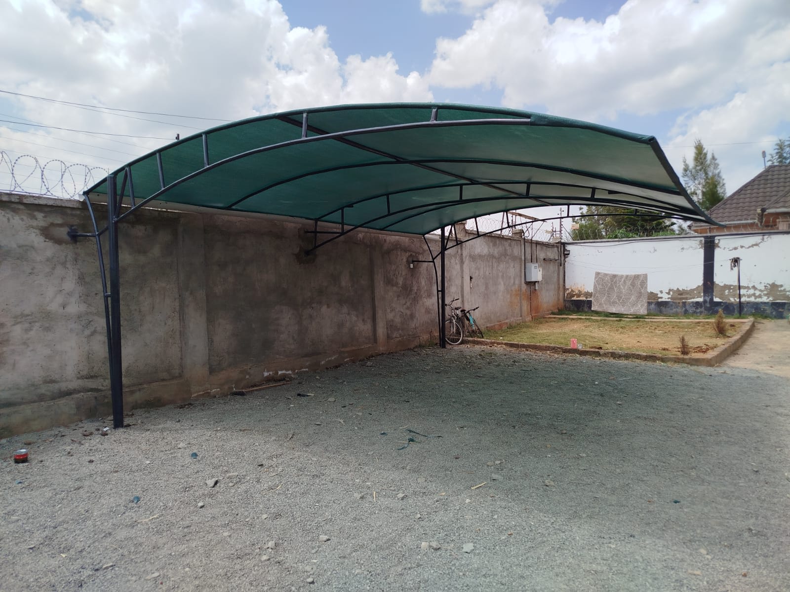 Car Parking Shade - 2 Bay (SA Fabric)