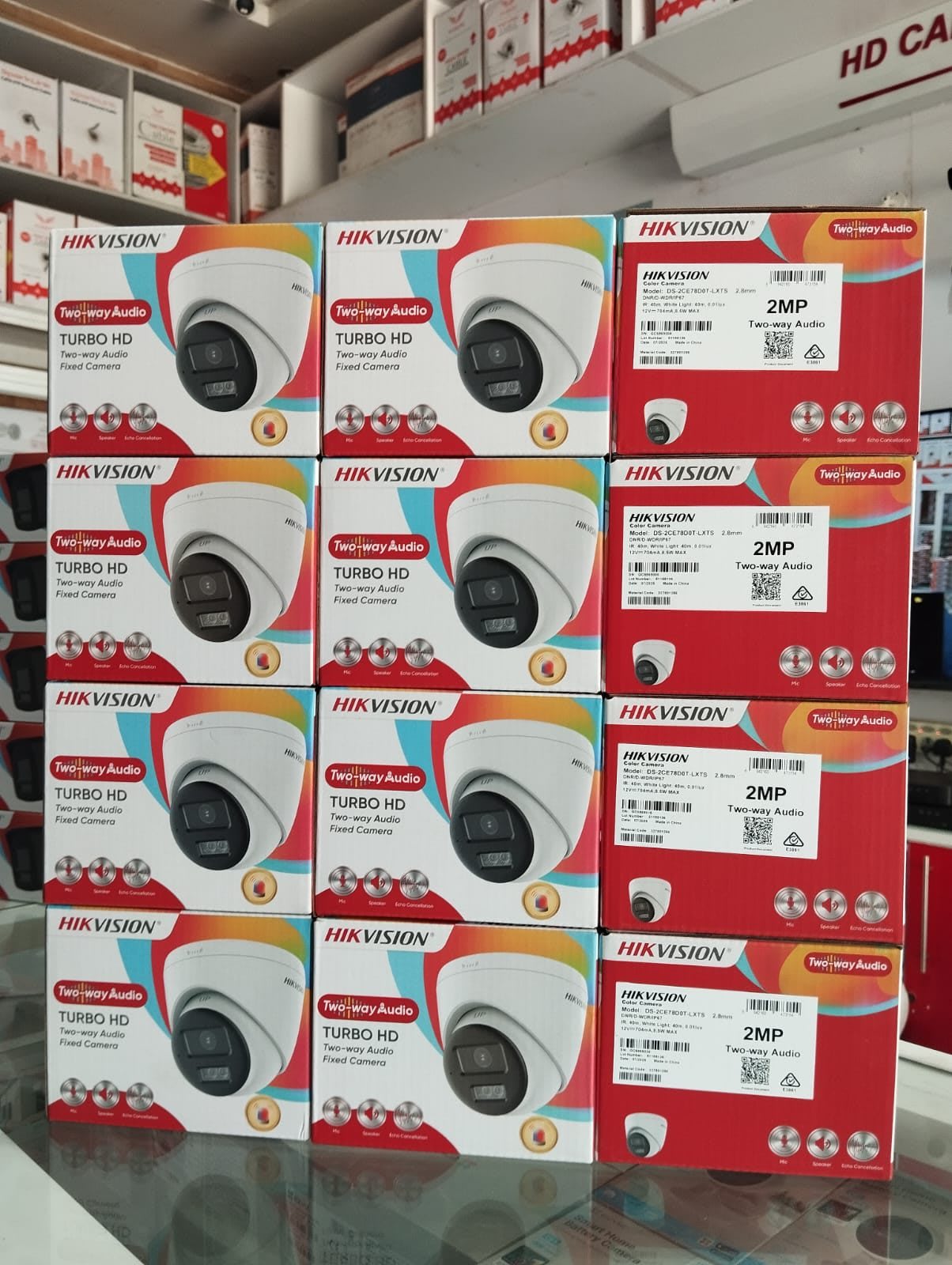 Hikvision DS-2CE78D0T-LXTS 2MP Two-Way Audio Dome Camera, photo 1 of 3