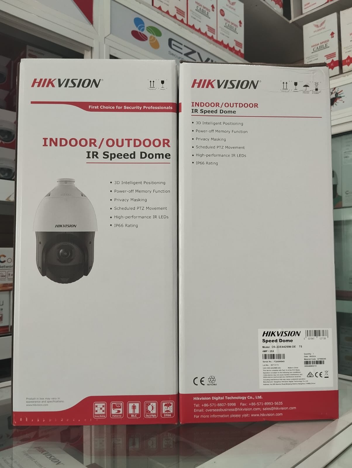 Hikvision DS-2DE4425IW-DE 4MP DarkFighter PTZ Speed Dome, photo 1 of 3