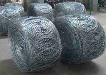 Flat Trap Wire Galvanized Razor Fence 450 mm high 8 m long