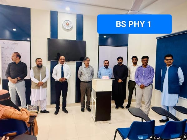 BS Physics with Data Science 1st Semester Teacher Day Celebration