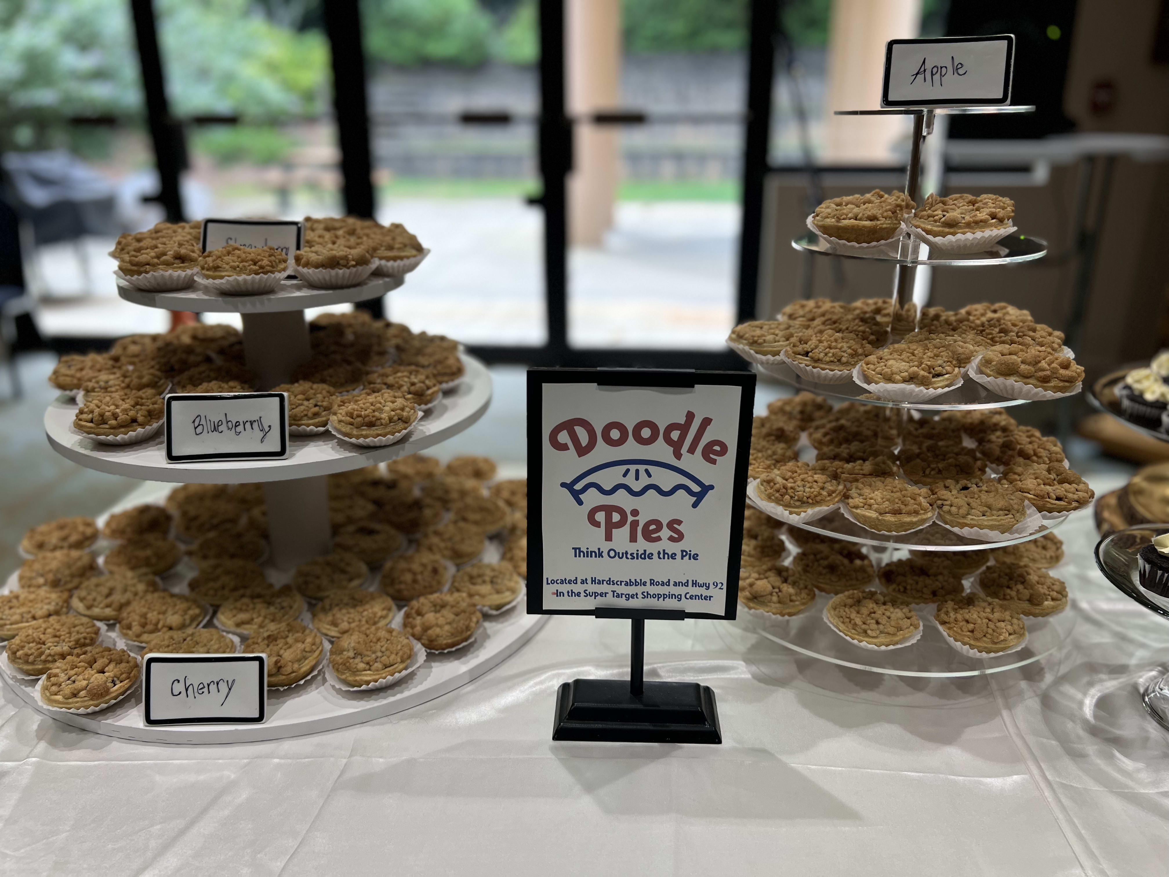 Doodle Pies dessert table