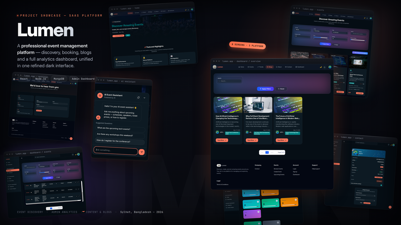 lumen – Event Management Platform