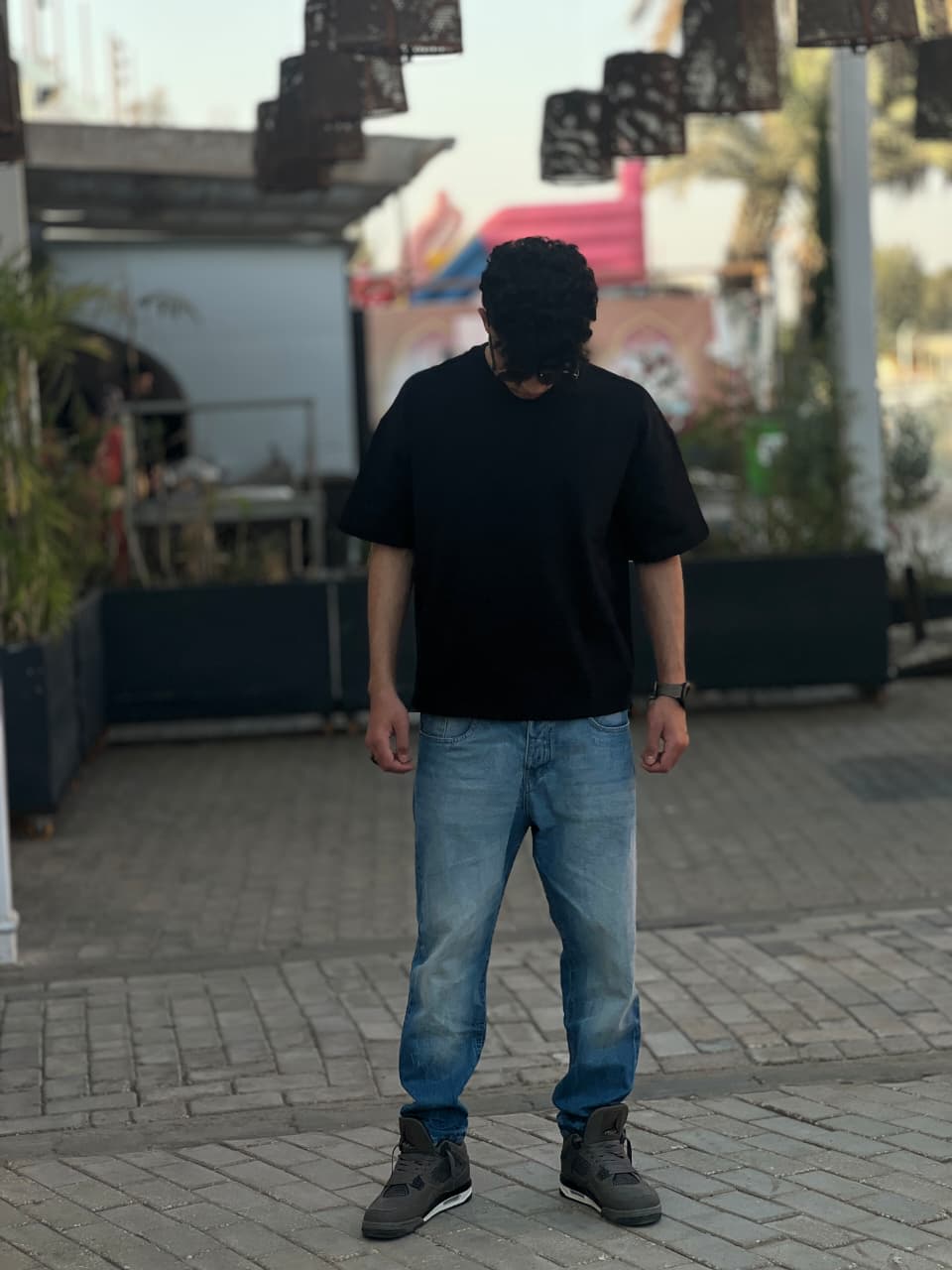 تيشيرت صيفي بوكس فيت - أسود