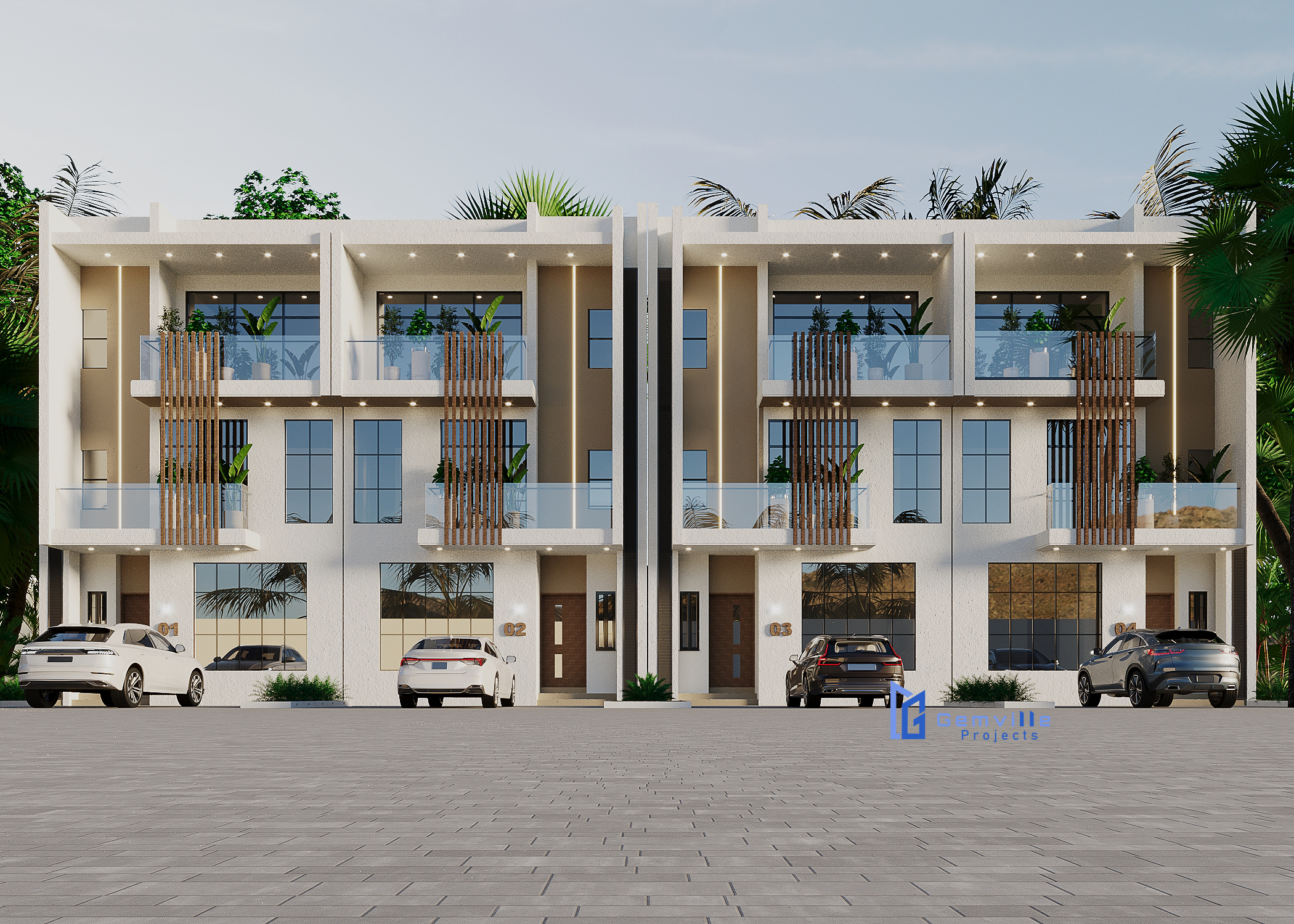 5-bedroom semidetached triplexes