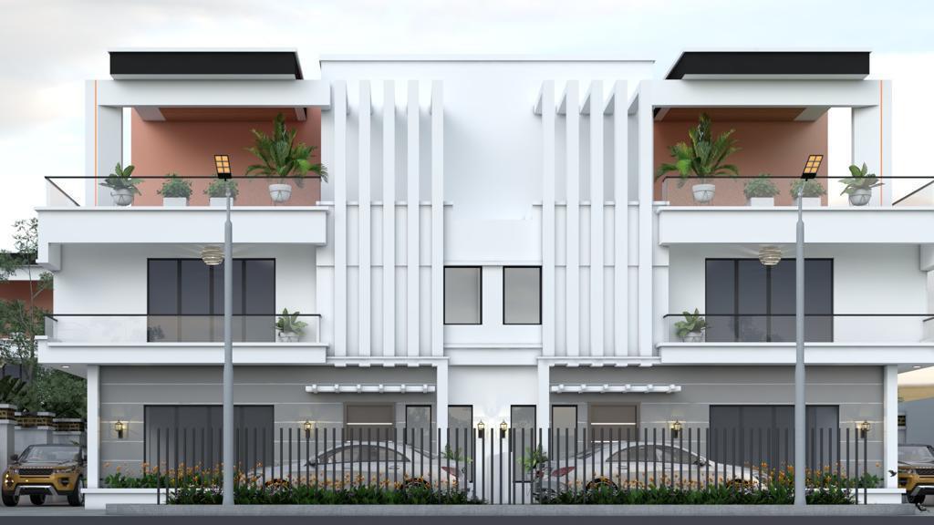 6-bedroom semidetached triplexes