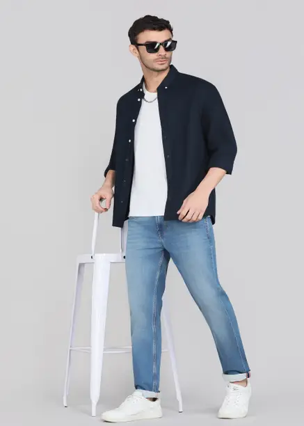 Slim Fit Denim Jeans-0