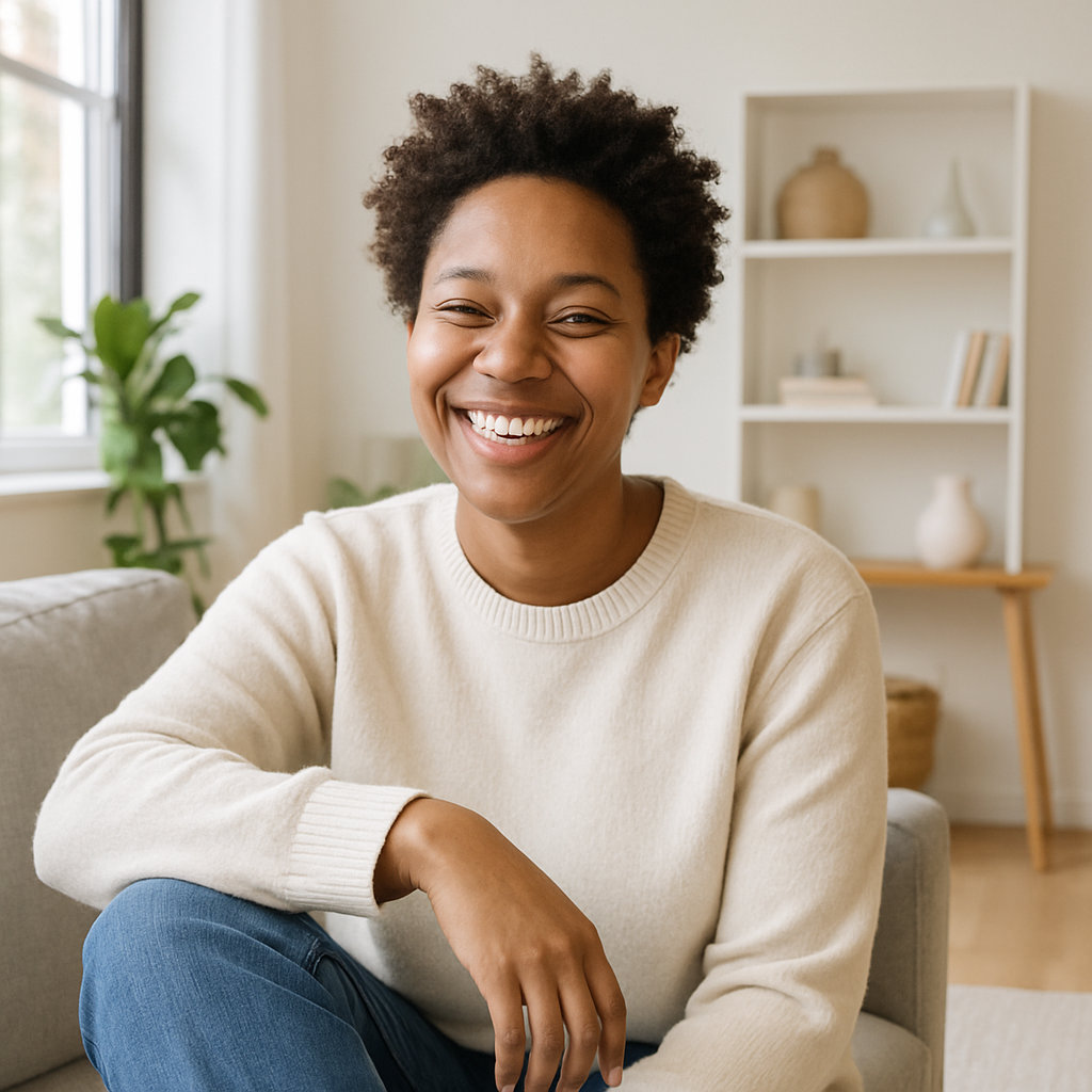 Comfortable mobile IV therapy setup in home environment