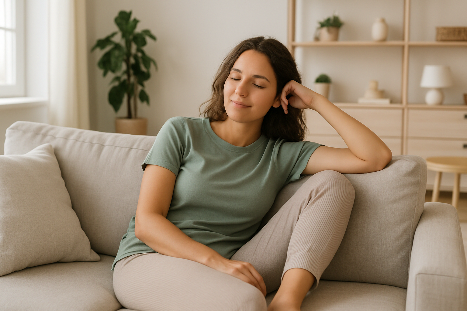 Person enjoying benefits of IV hydration therapy