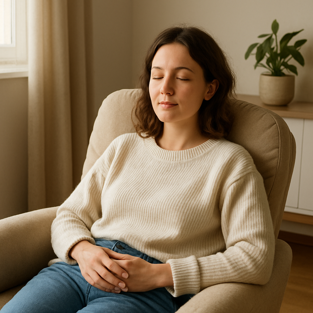 Mobile IV therapy setup at home