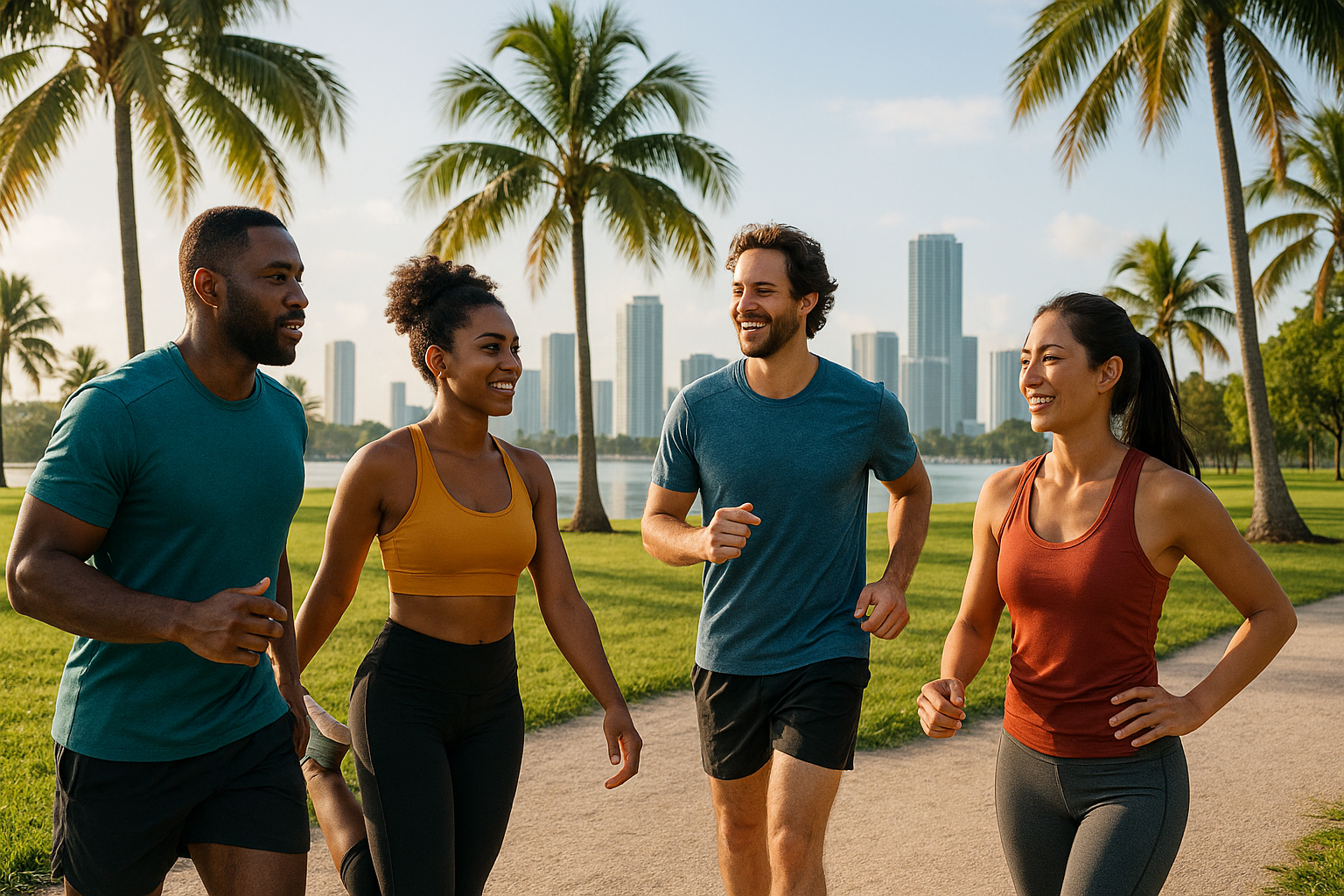 Miami athlete training in heat and humidity