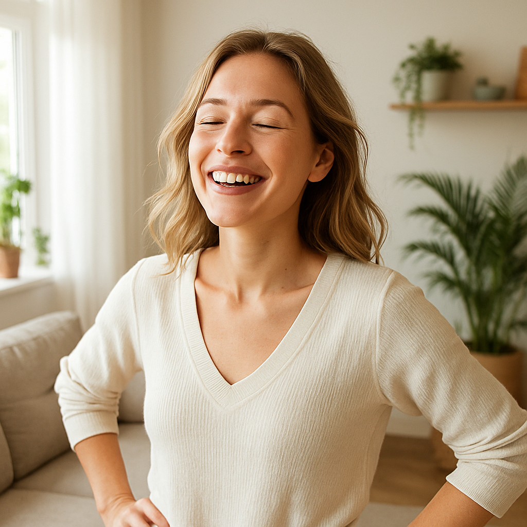 Patient receiving IV therapy in comfortable home setting