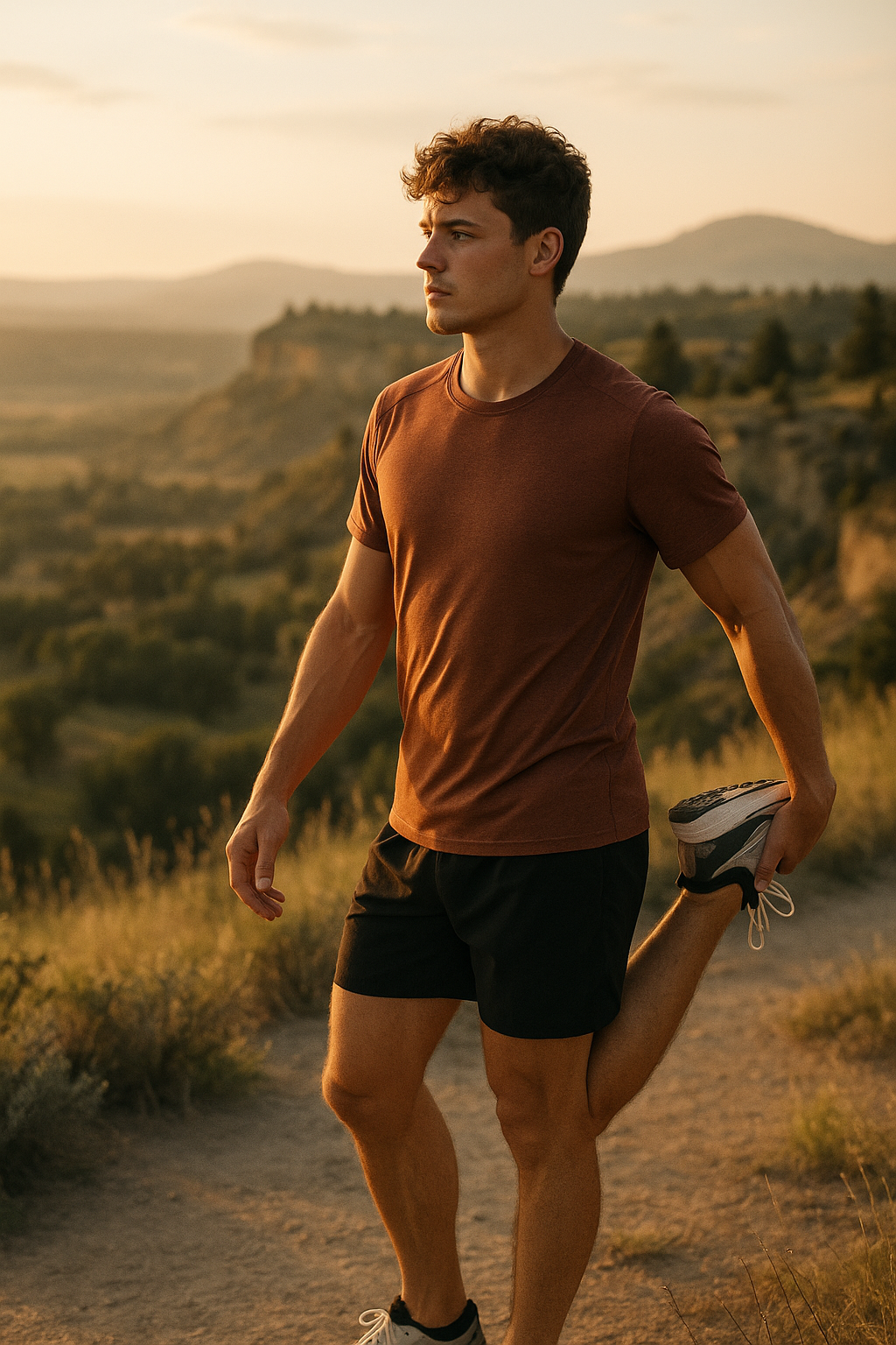 Mobile IV therapy setup for athletic recovery