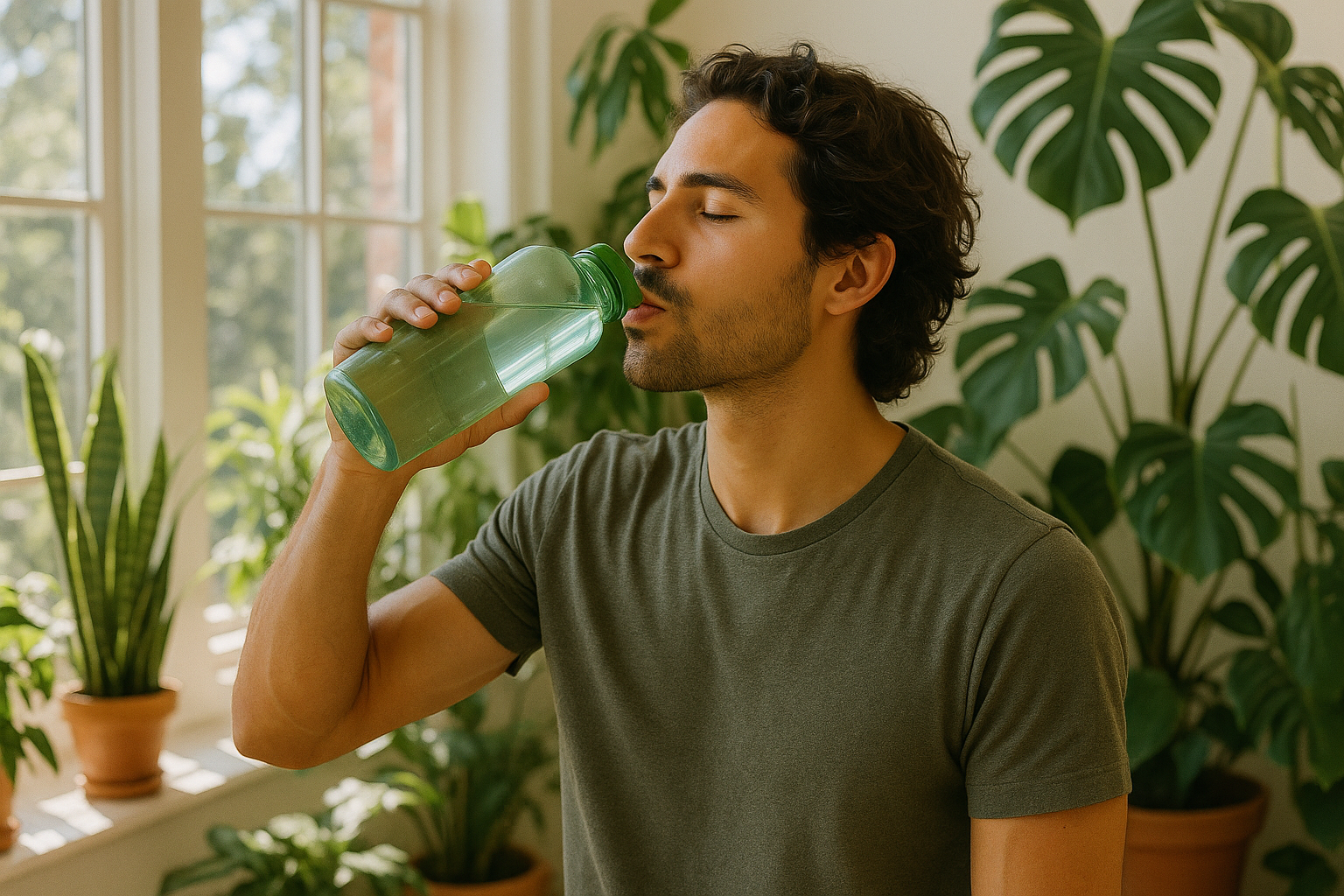 Athlete receiving IV hydration therapy