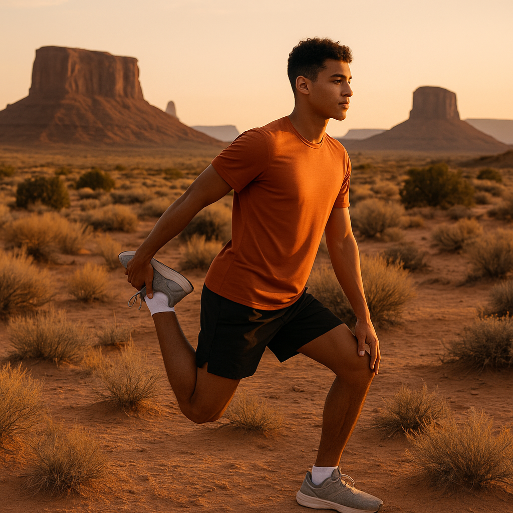 Mobile IV therapy setup for athletic performance