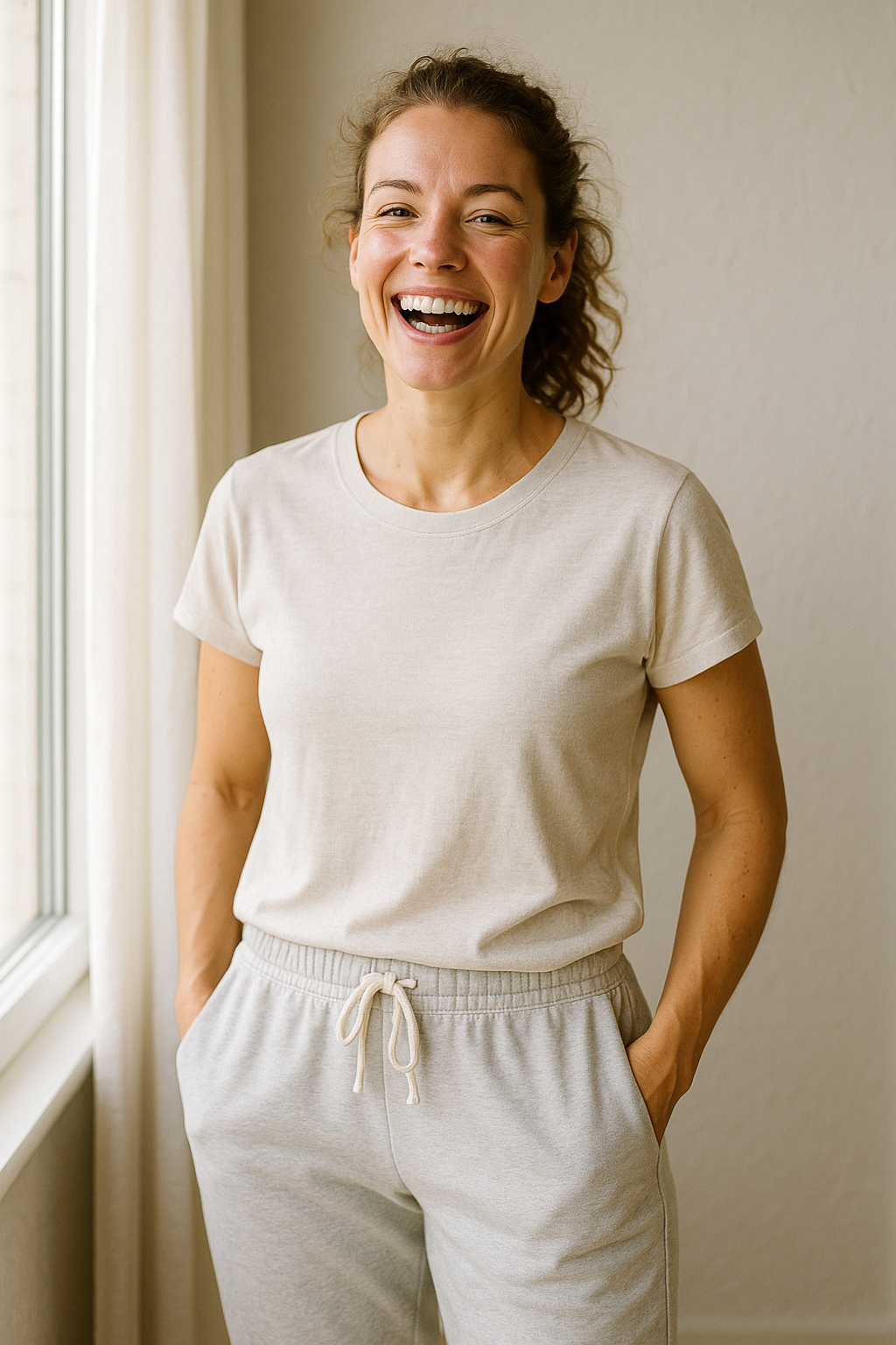 Person feeling recovered and energized after IV therapy
