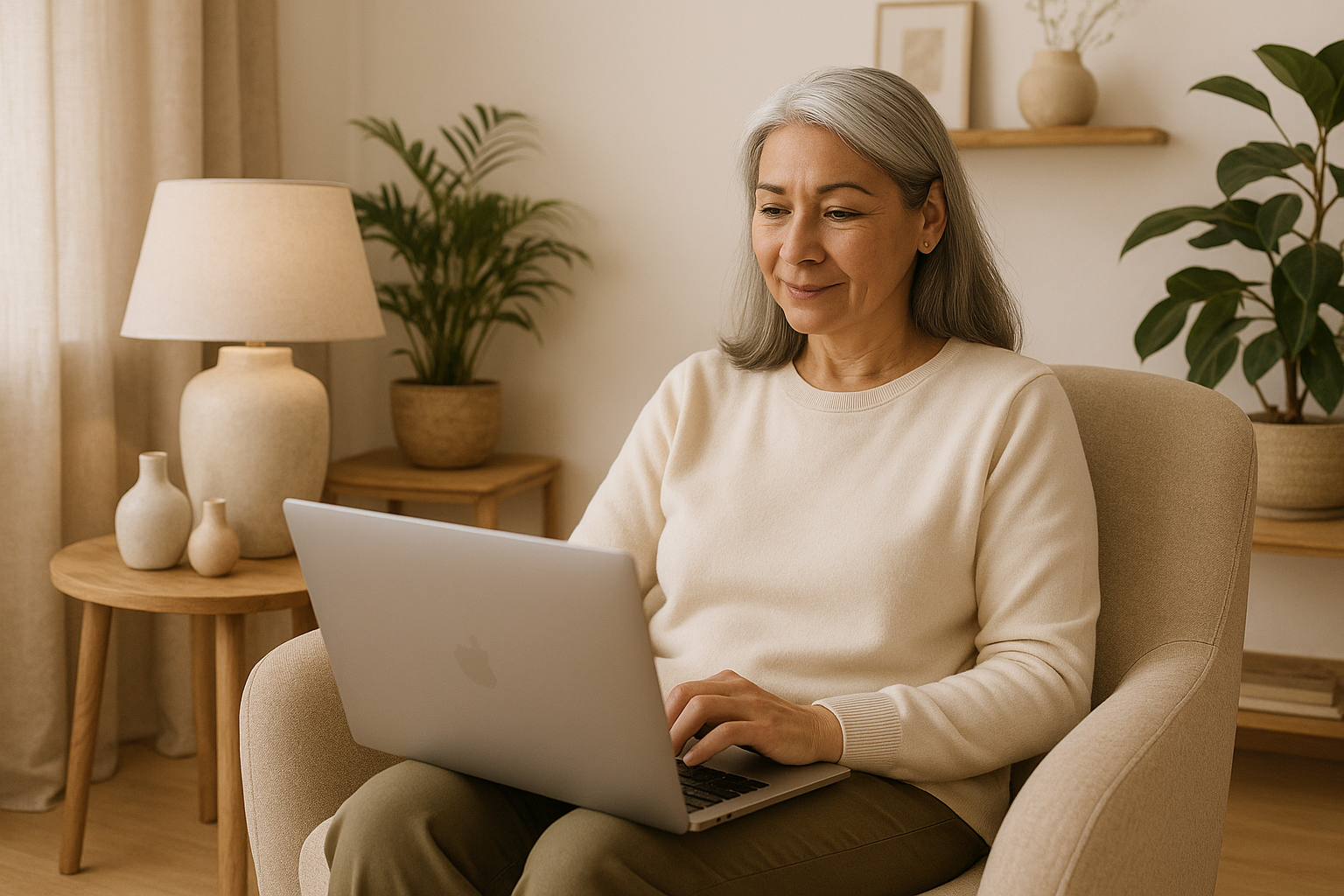 Professional mobile IV therapy setup in home