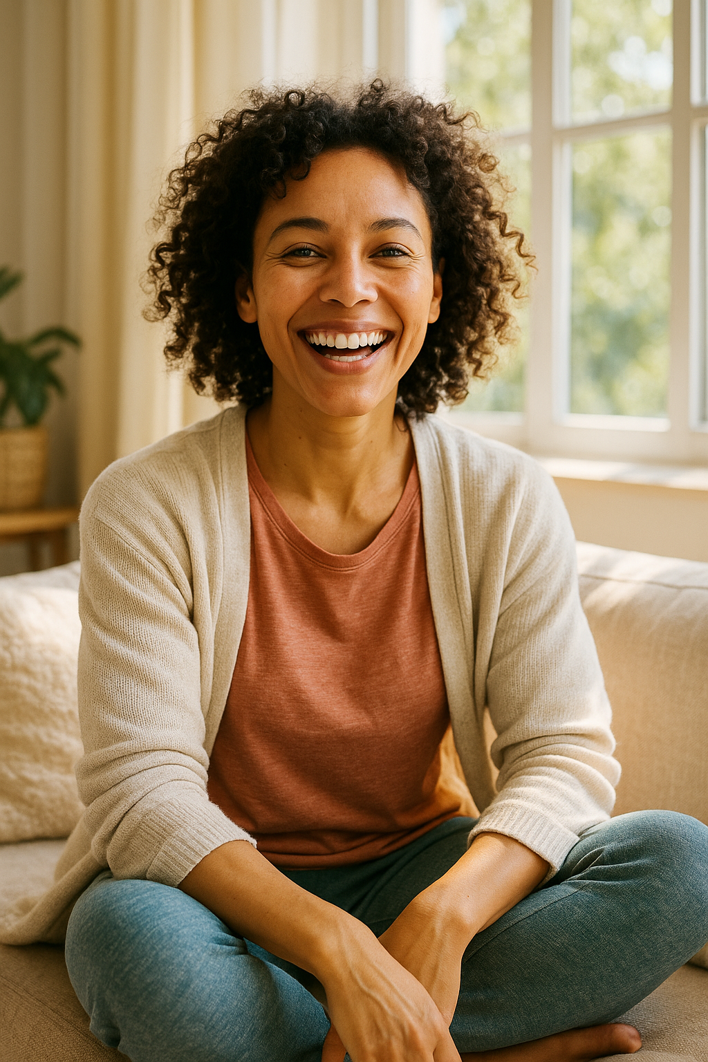 Comfortable home setting for mobile IV therapy treatment
