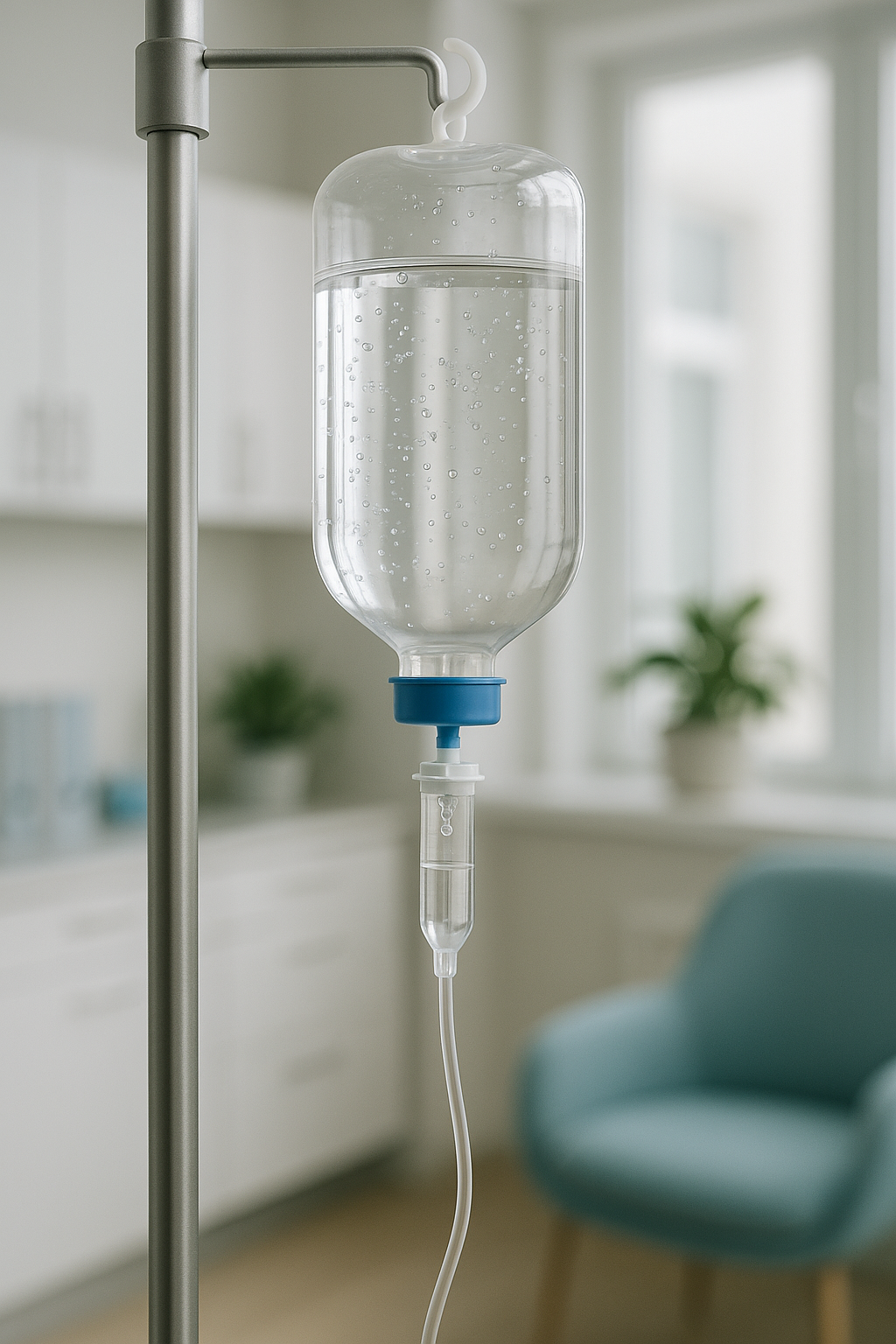 IV therapy fluids and vitamins for flu recovery