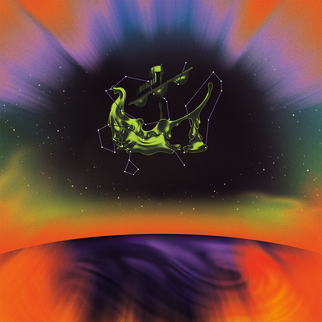 Cover illustration for CROSSFAITH 'AЯK'