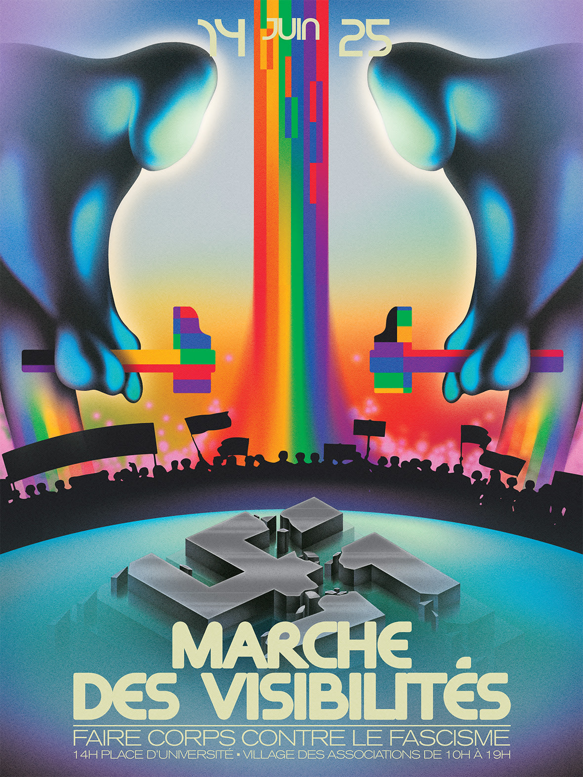 Cover illustration for PRIDE 25'