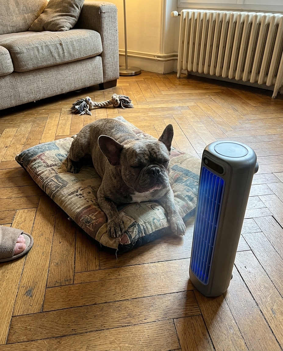 Chien avec Froza AC